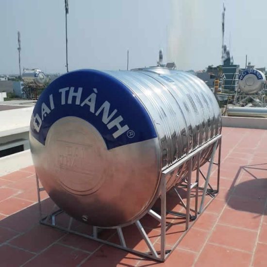 Bồn inox Đại Thành 3000 lít ngang - Bồn Nước Inox Đại Thành